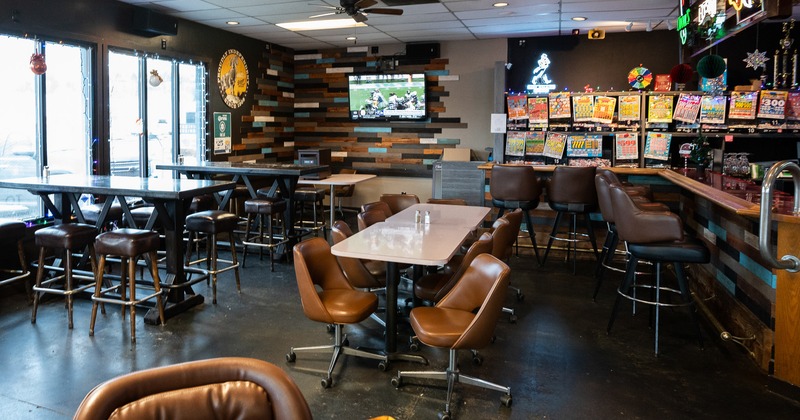 Interior, seating area