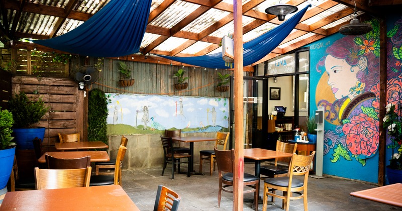 Outdoor seating area