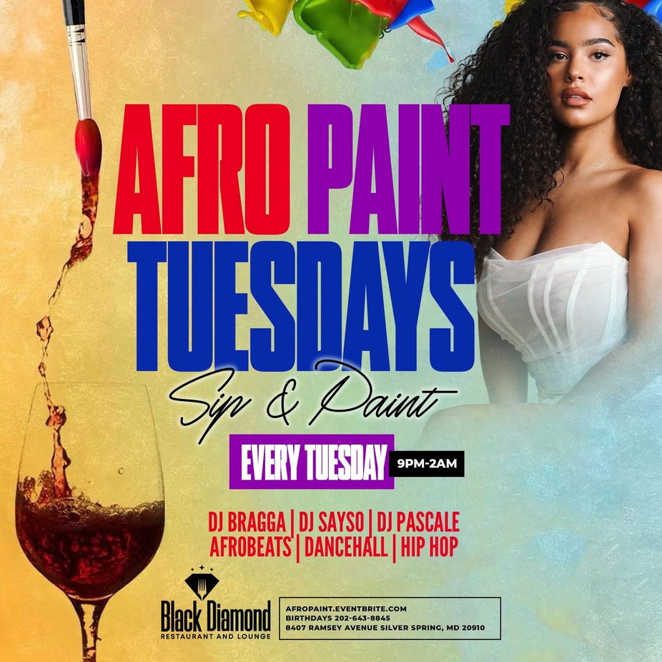 Afro Paint Tuesdays event photo