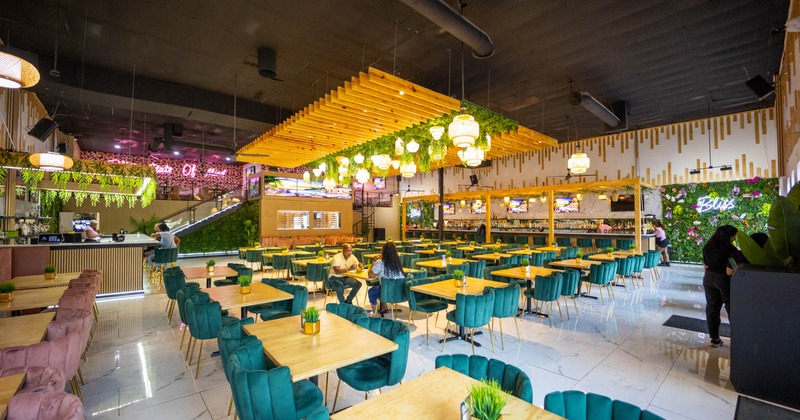 Interior, seating area