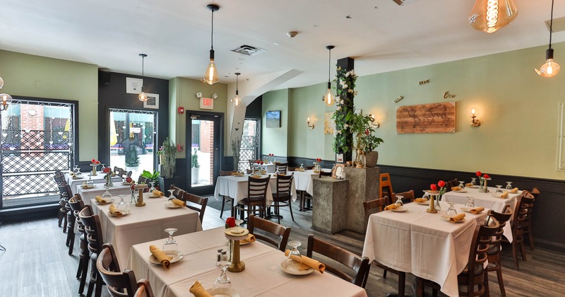 Interior seating area