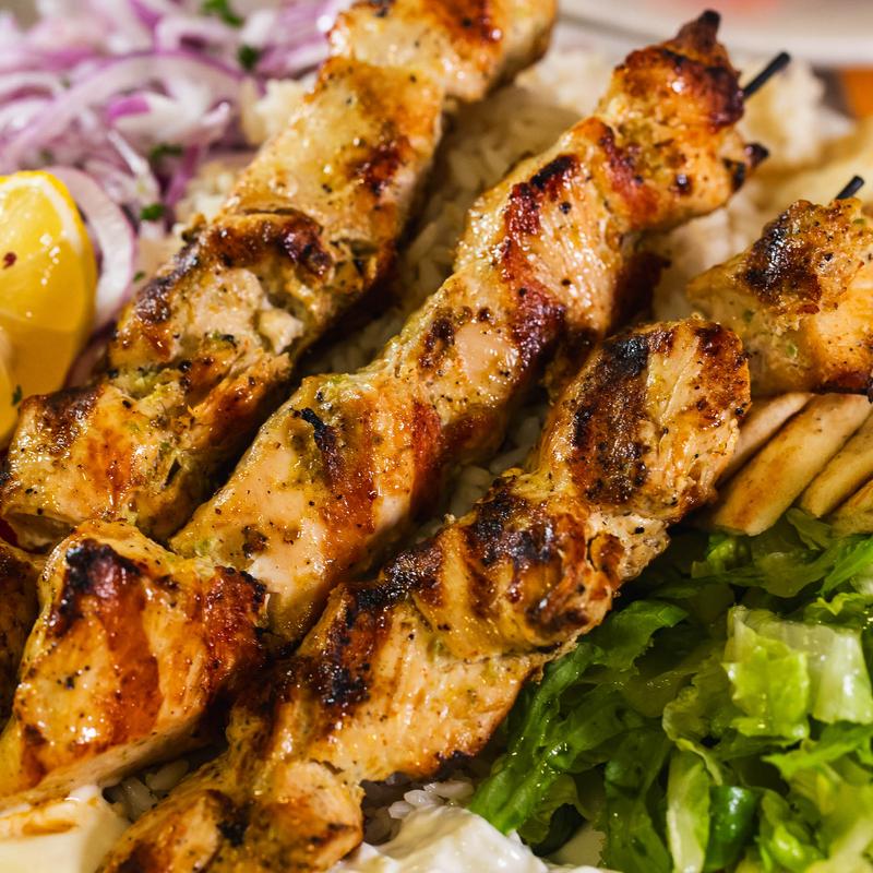 Souvlaki Chicken Platter photo