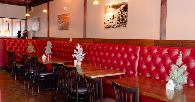 Interior seating area