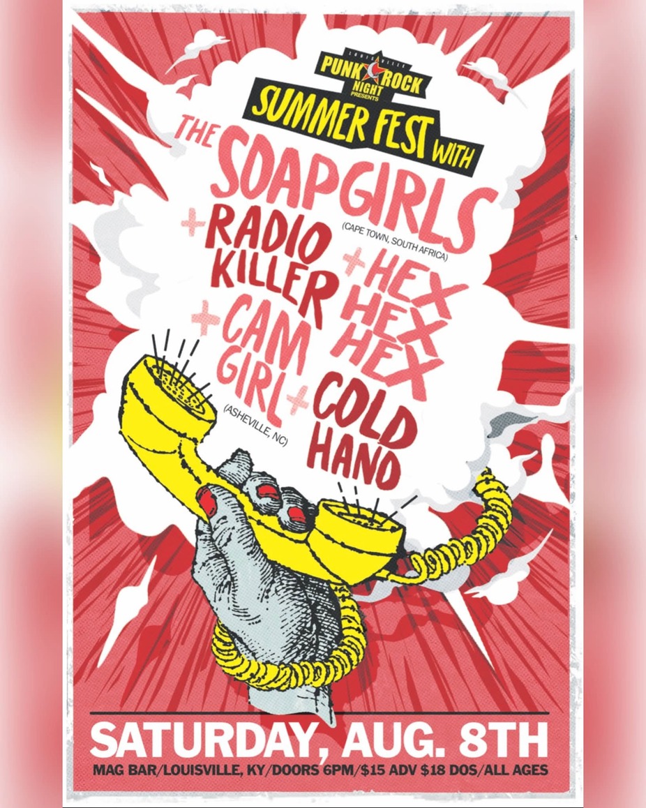 PRNL SUMMERFEST Featuring: The SoapGirls, Hex Hex Hex, Cam Girl, Radiokiller & Cold Hand event photo