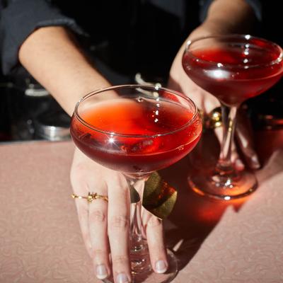 Manhattan cocktails.