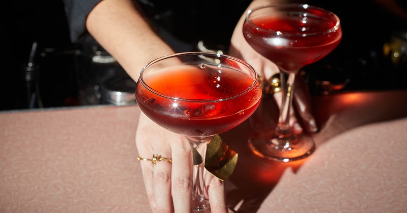 Manhattan cocktails