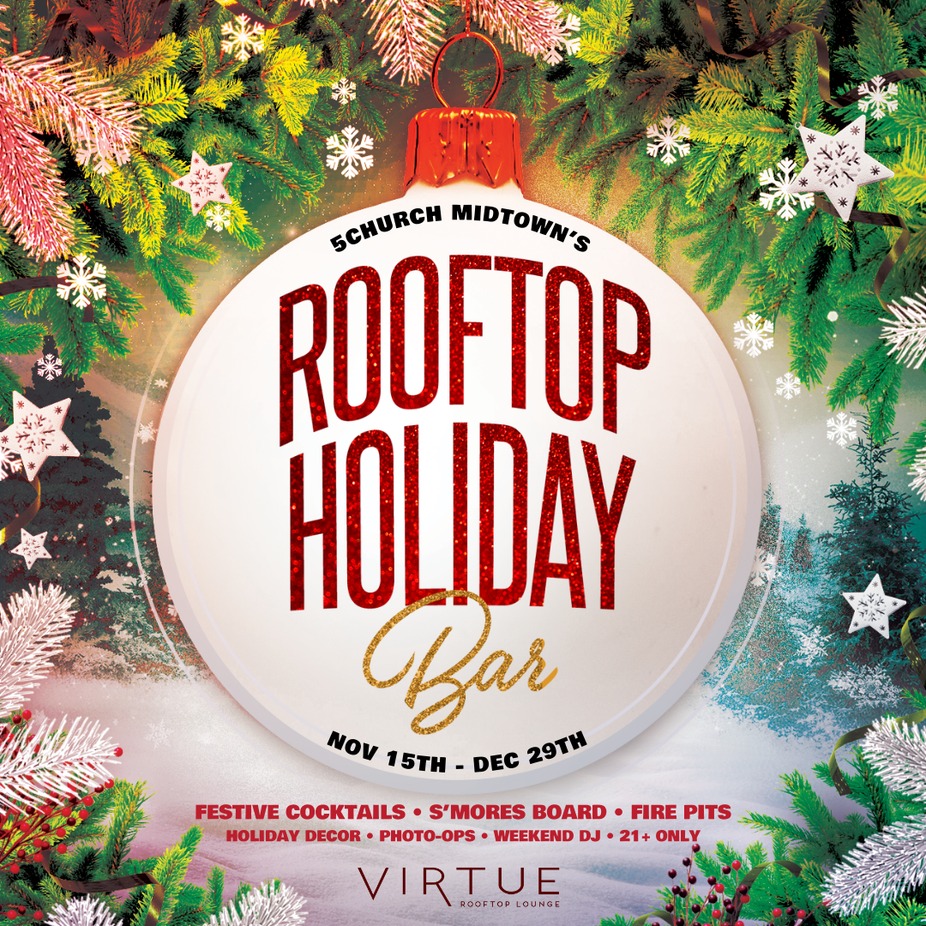 Virtue Rooftop's Holiday Bar event photo