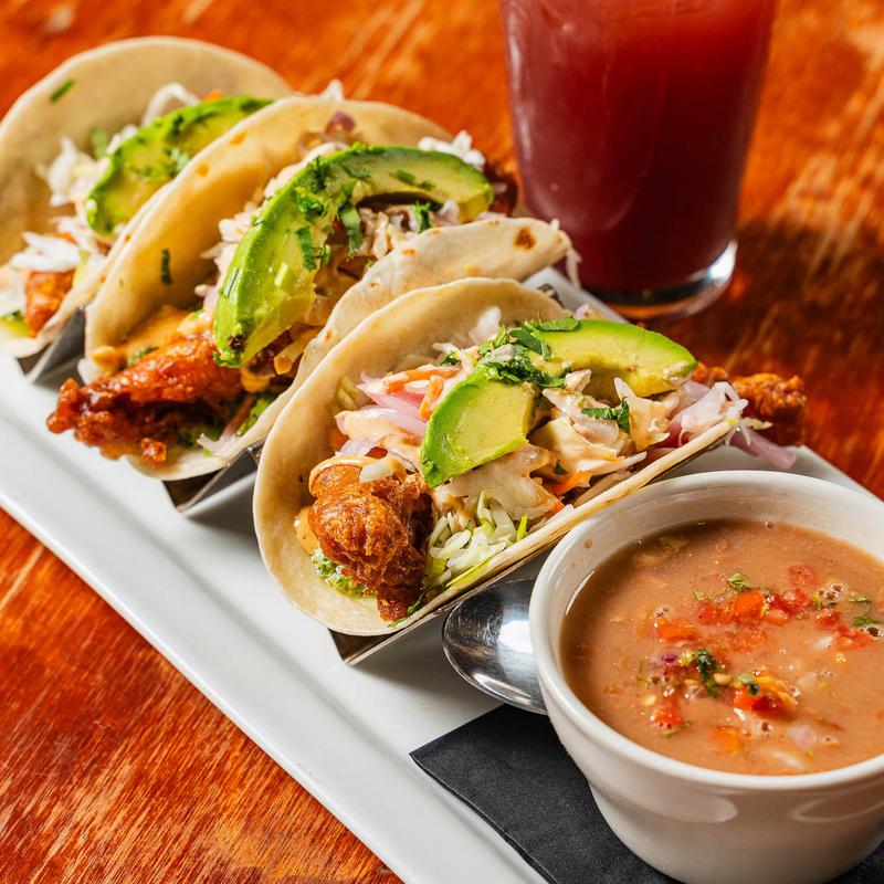 Beer Battered Salmon Tacos photo