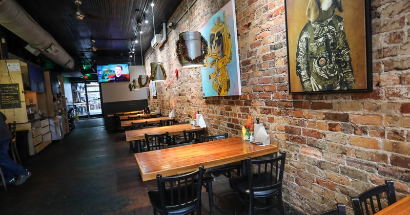 Interior, seating area