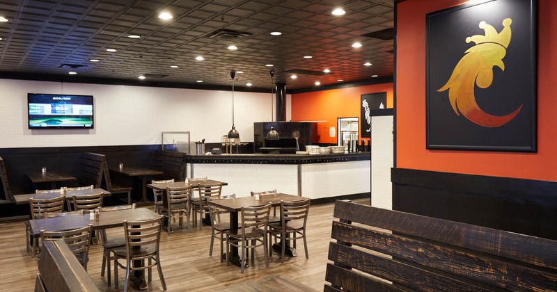 Interior, dining area