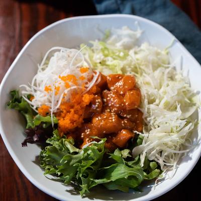 Spicy Salmon Salad.