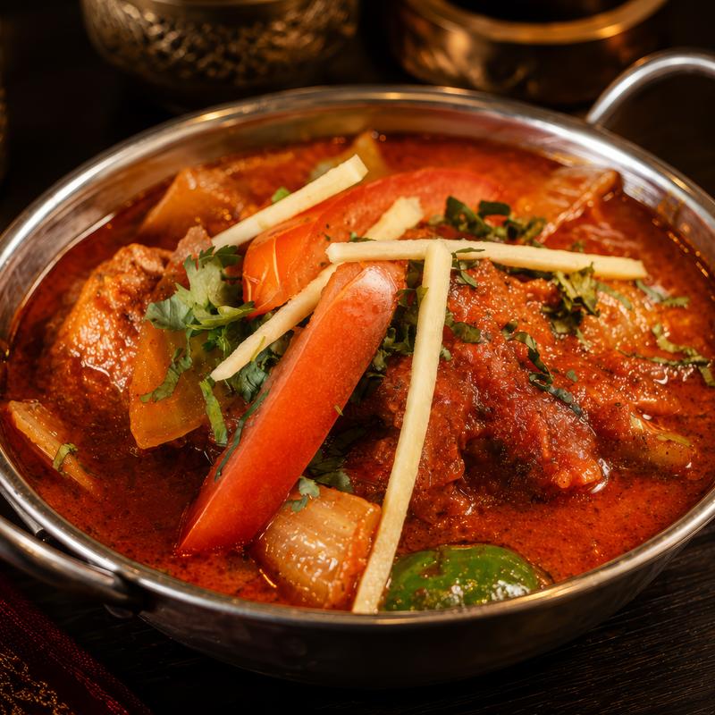 menu item 7 of 10, 84 Lamb Kadhai