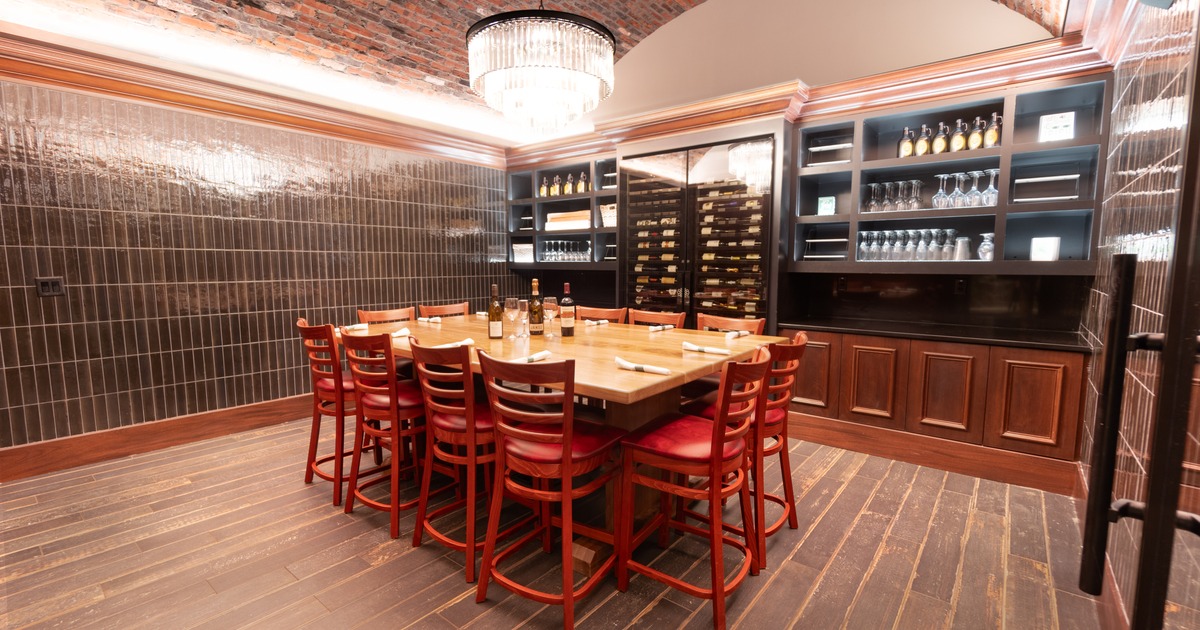 European Vaulted Wine Cellar Room