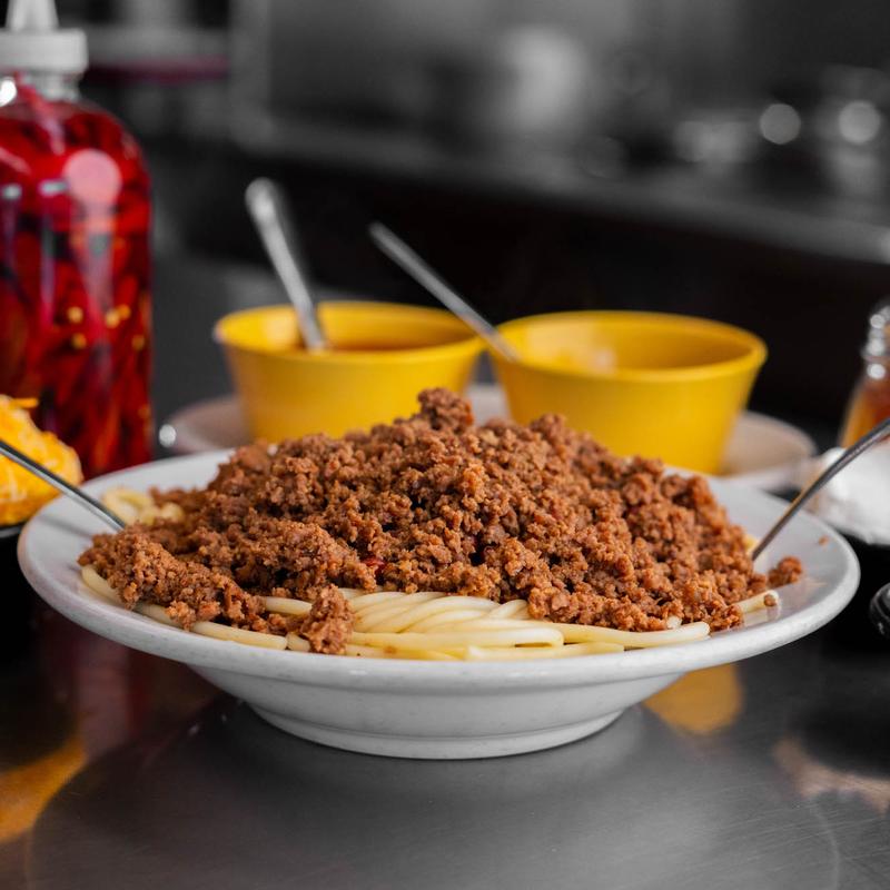 menu item 2 of 14, Spaghetti Chili