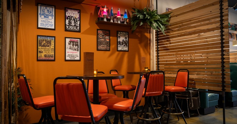 Interior seating area