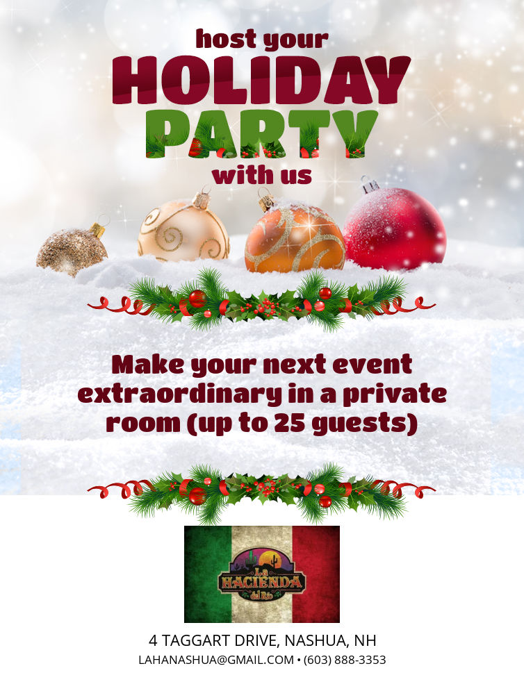 Holiday Party Private room group reservations