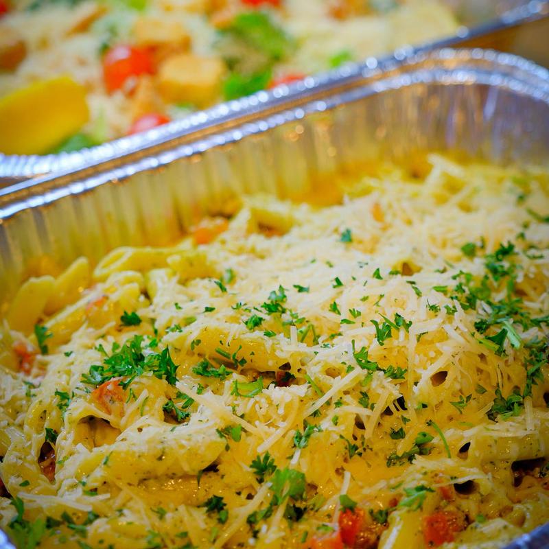 Pesto & Garlic Pasta (V) photo