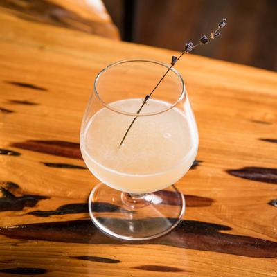 Glass of Agave in Bloom cocktail