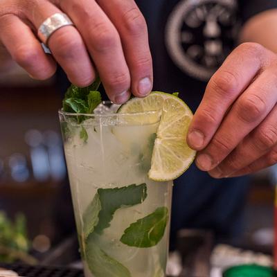 Cocktail with decorations