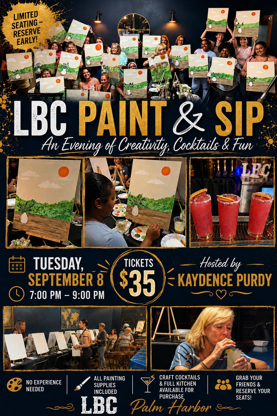 Paint & Sip 3 event photo