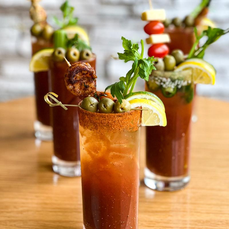 Old Bay Shrimp Skewer Bloody Mary Add On photo