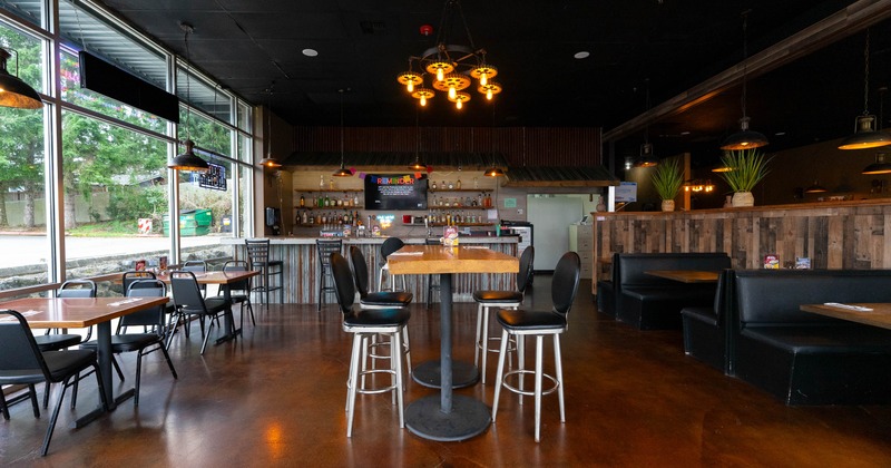 Interior, dining and bar area