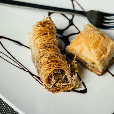 Baklava dessert.