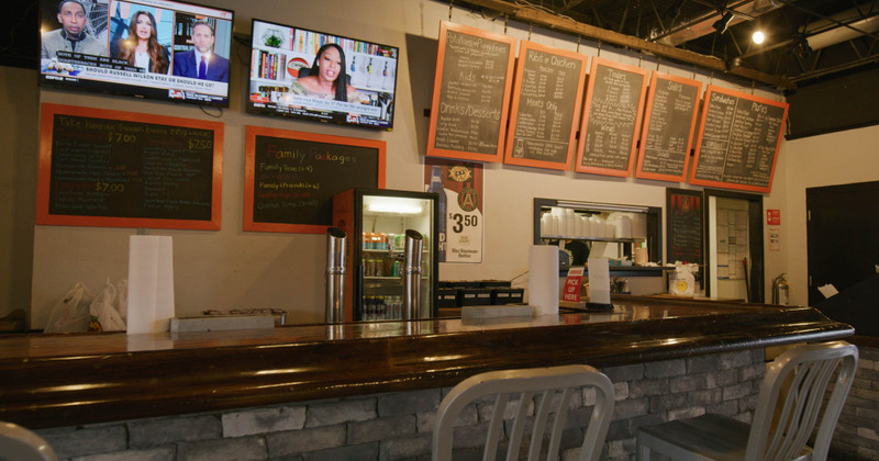 Interior, order counter