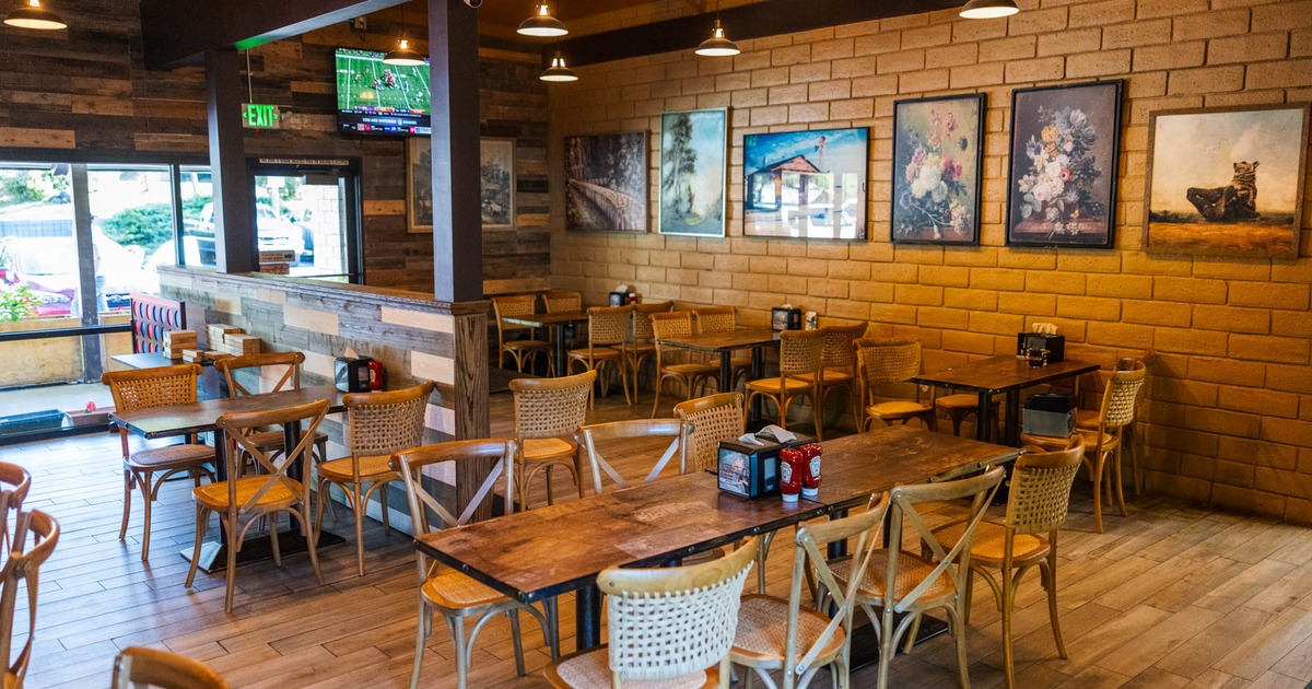 Interior, dining area