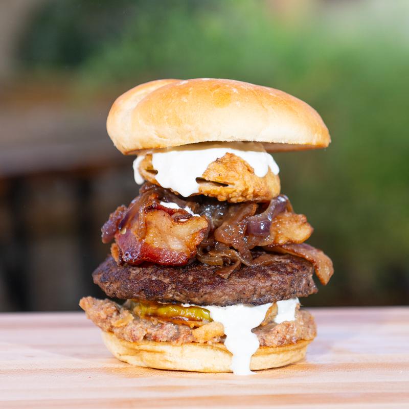 The Fried Apple, Blue Cheese & Bacon photo