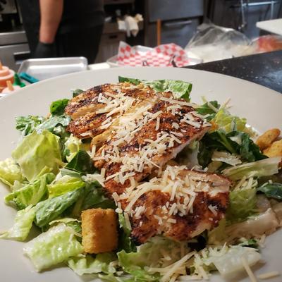 chicken caesar salad cajun roanoke texas.