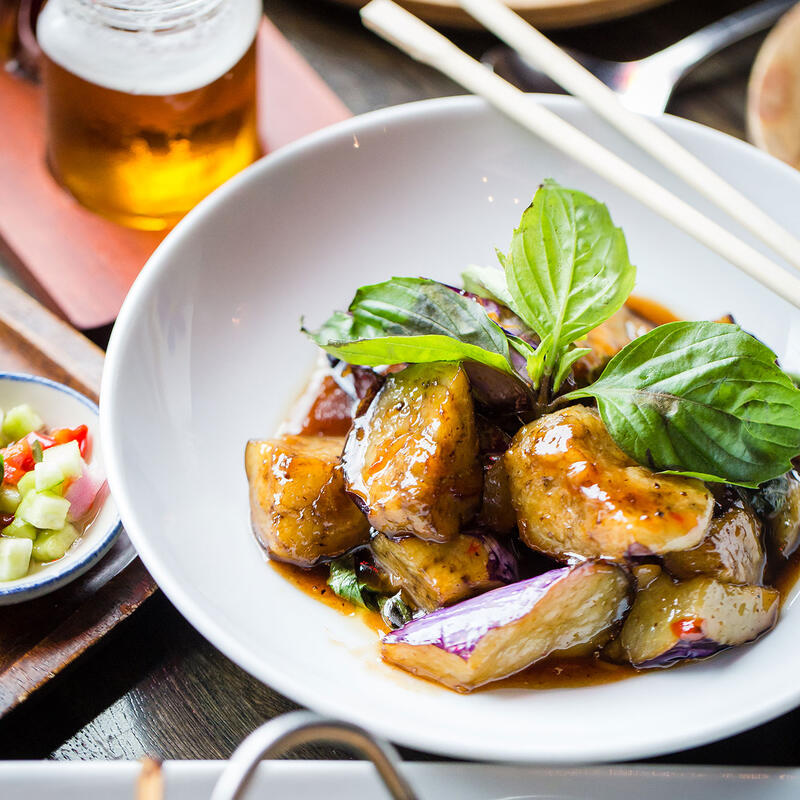 Stir Fried Spicy Eggplant