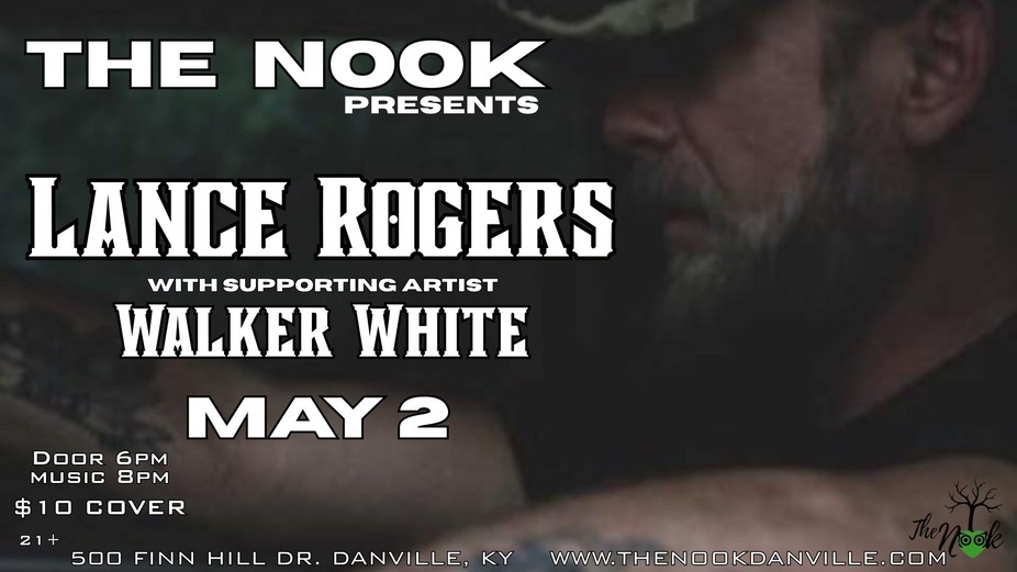 Lance Rogers with supporting artist Walker White event photo