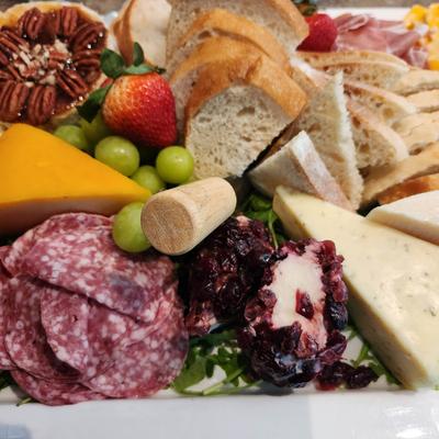 Charcuterie display.
