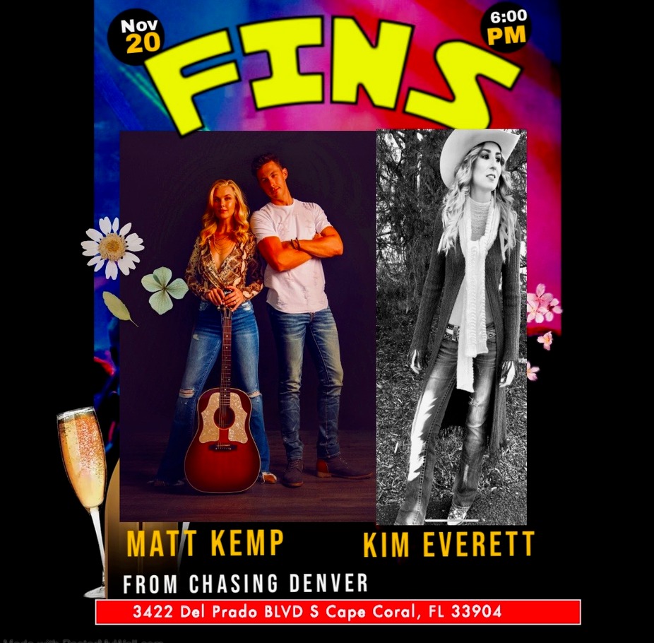 Kim Everett & Matt Kemp (Wed 6-9) event photo