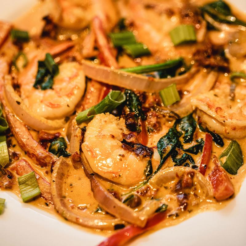 Creamy Shrimp Pesto photo