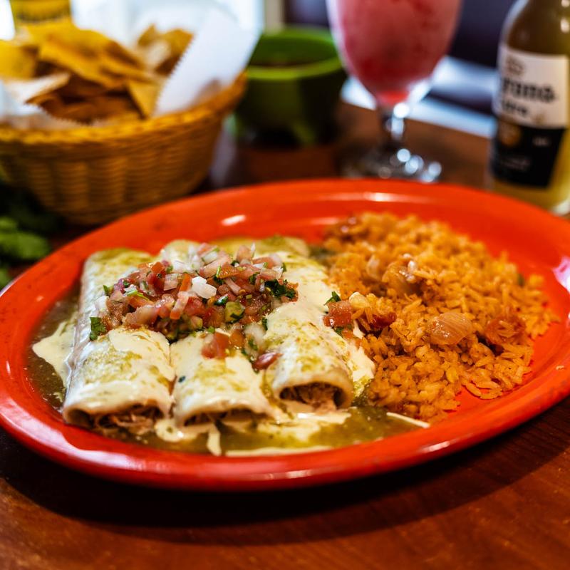 menu item 8 of 10, Enchiladas Verdes