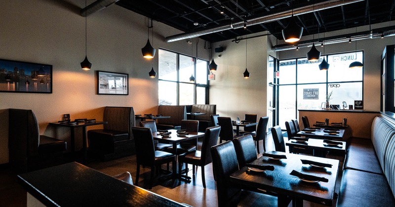 Interior, spacious dining area