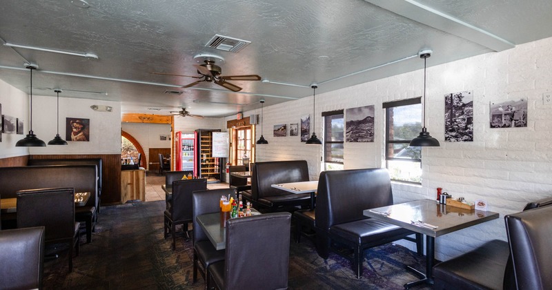Restaurant interior, dining area