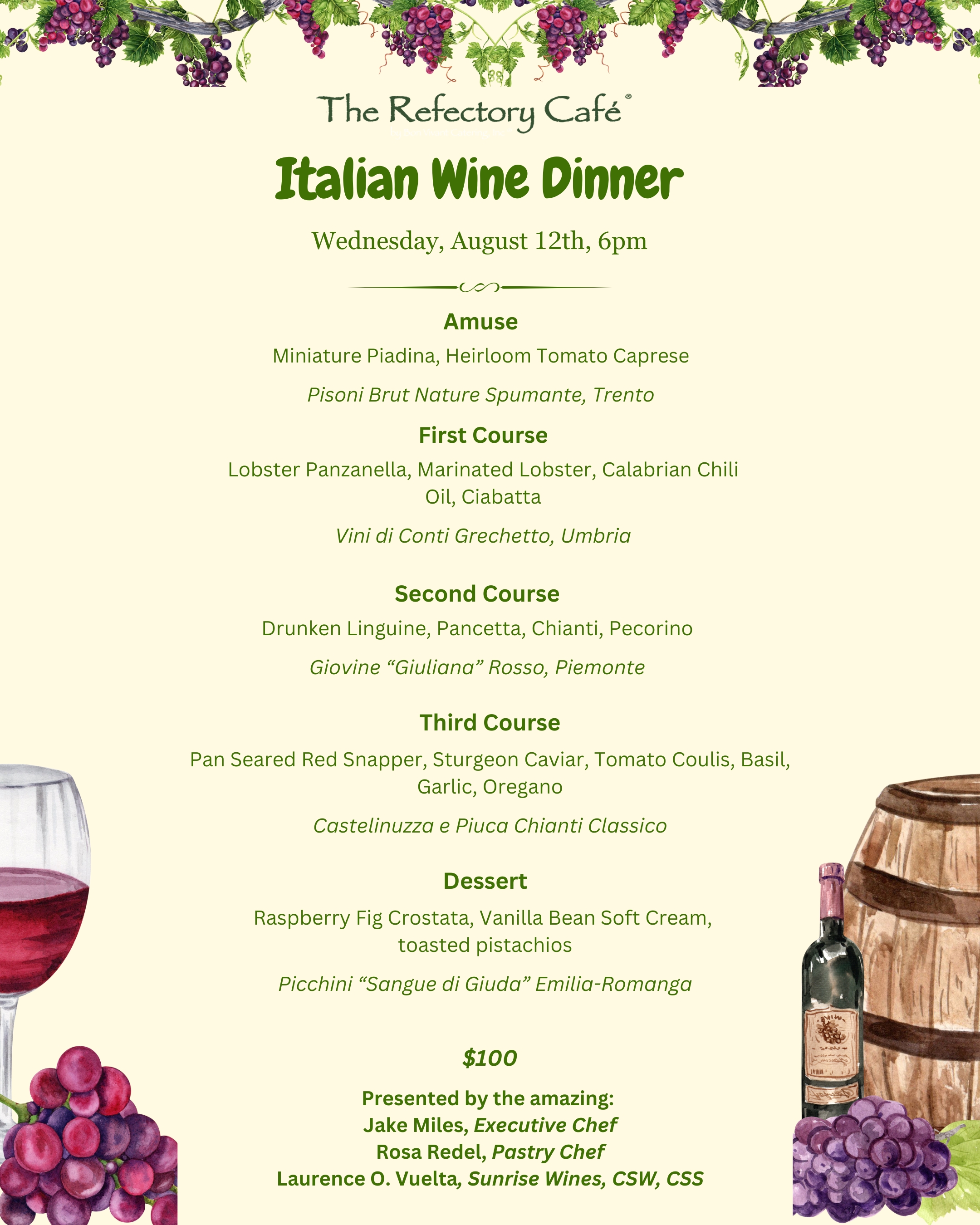 wine dinner