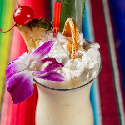 A close up of Pina Colada.