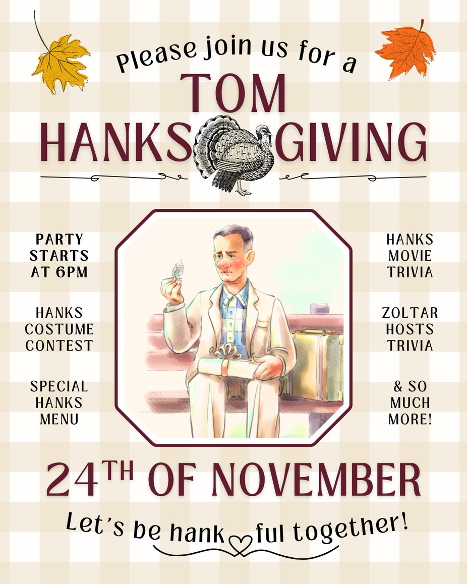 Tom Hanks🦃Giving event photo