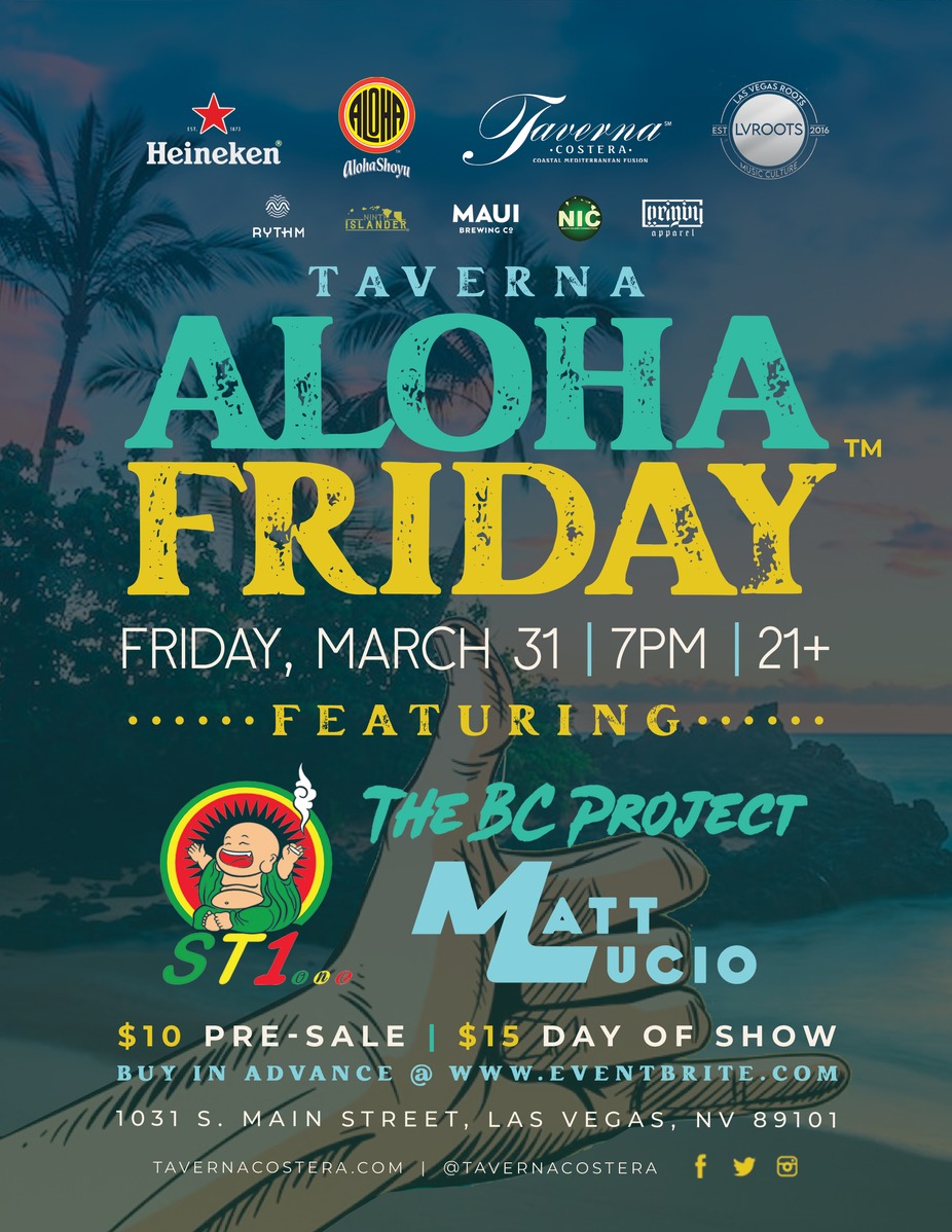 Aloha Friday: BC Project, ST1 reggae event photo