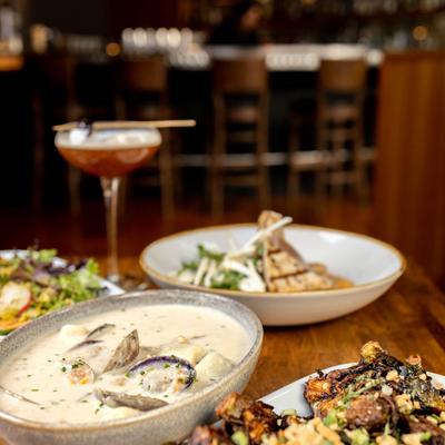 Southpark Seafood Entrees in downtown Portland