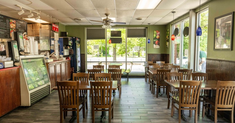 Interior, dining area