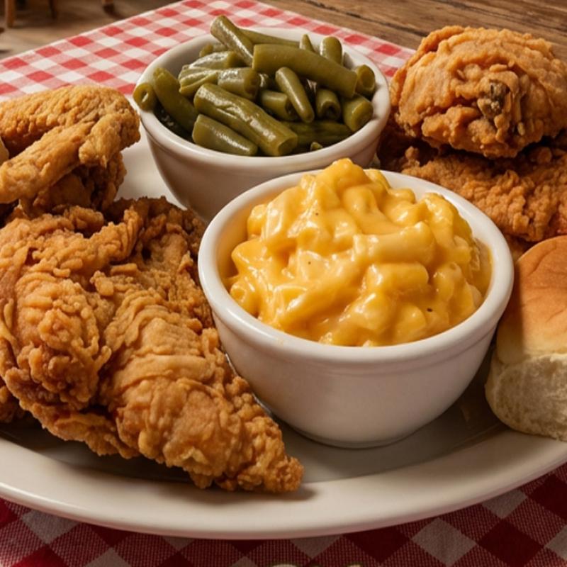 4 Pc. Fried Chicken Meal photo