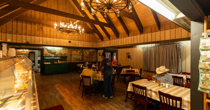 Interior, main dining area