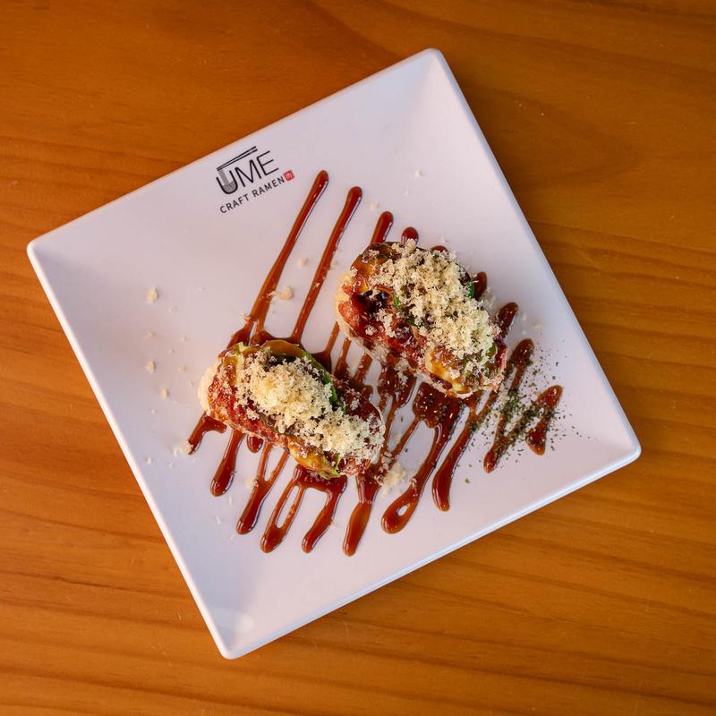 menu item 2 of 9, Crispy Rice with Spicy Tuna