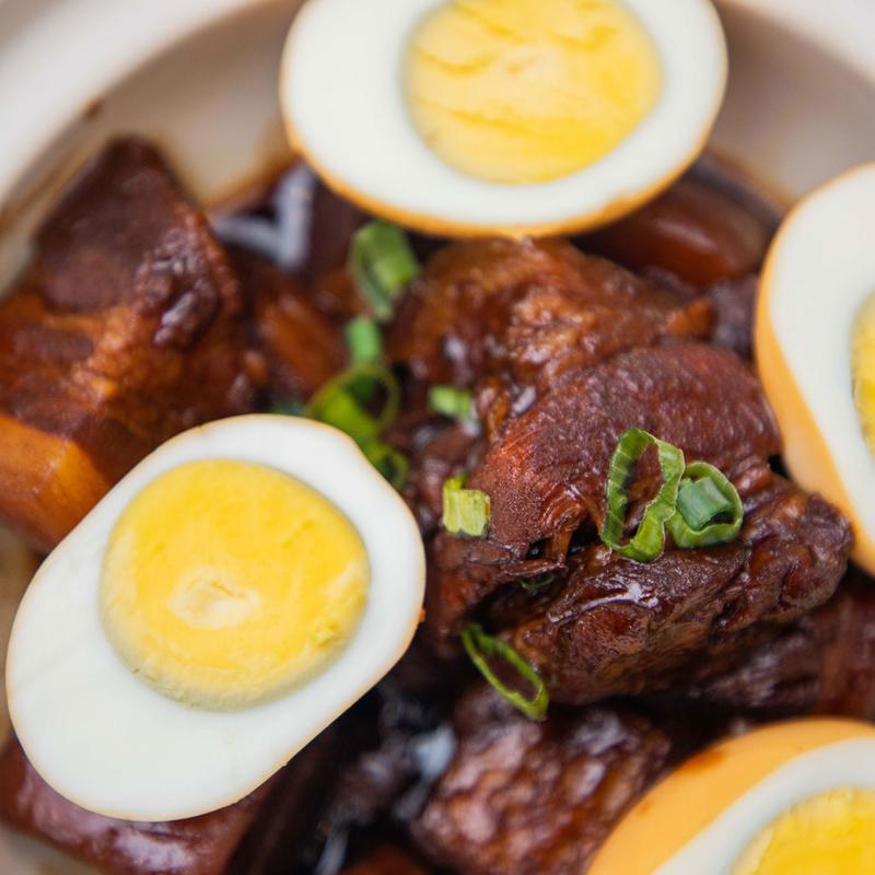 Shanghai Style Braised Pork with Marinated Egg photo