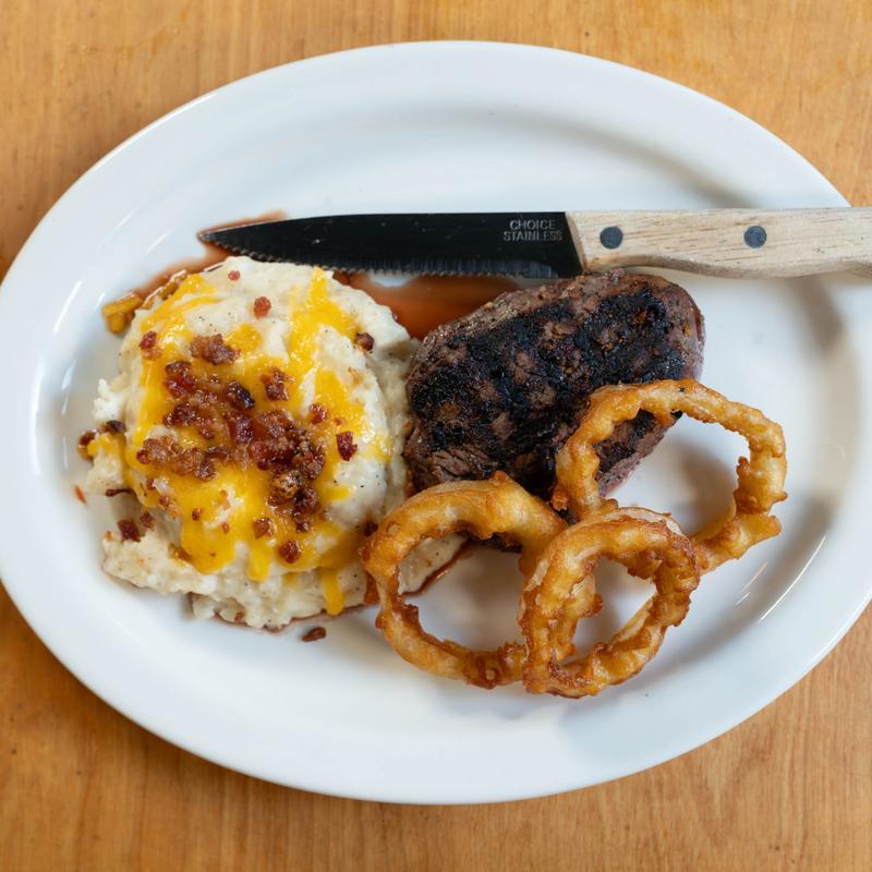 menu item 13 of 16, **Angus Sirloin ***